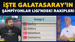 İşte Galatasaray'ın Şampiyonlar Ligi'ndeki rakipleri