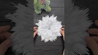 Easy Paper Snowflakes Paper Christmas decorations Tutorials #shorts