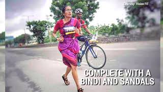 Marathon In A Saree