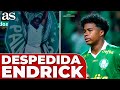 EMOCIONANTE DESPEDIDA a ENDRICK en PALMEIRAS: TIFO, LÁGRIMAS...