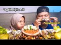 NGALIMED PISAN || MUKBANG MENU SUNDA IKAN TEMBANG+SAMBAL+LALAPAN