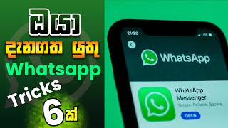 Six Whatsapp features you must know sinhala - Apitalk