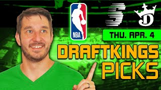 DraftKings NBA DFS Lineup Picks Today (4/4/24) | NBA DFS ConTENders