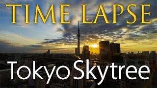 【Time Lapse/4K】Shooting the sunrise over Tokyo Skytree from Asakusa