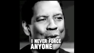 NEVER FORCE ANYONE TO STAY | Best Motivational Words | Denzel Washington.