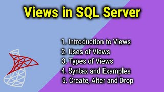 Views in SQL Server | Use of views in SQL | Types of views in SQL | Interview Point | D. K. Gautam