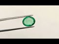 3.29 ct gii certified untreated natural zambian emerald panna stone by venusjewellers.com