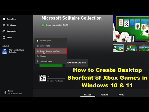 How to Create Desktop Shortcuts for Xbox Games in Windows 11/10