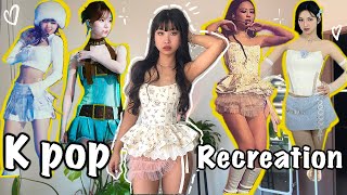 I sew K-POP VIRAL outfits (for cheap) - BLACKPINK, AESPA, BABY MONSTER, LE SSERAFIM