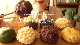 【咀嚼音】おはぎを食べる【Eating Sounds】