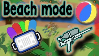 New Beach Mode update!! Water Gun OP?! Pro gameplay | surviv.io