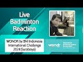 Live Badminton Surabaya Challenge 2024 | Live Reaction