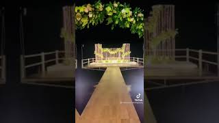 ඒ වෙඩින්ග් එකේ ලස්සන|Srilanka outdoor wedding😍🌸 #status #whatsappstatus #shortvideo #shorts #desh