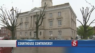 Controversy Over Tree Removal At Historic Courthouse
