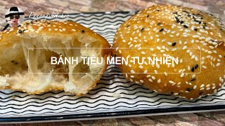 BÁNH TIÊU MEN TỰ NHIÊN SOURDOUGH- Có ruột rễ tre, hương vị ngày xưa. Eng subs