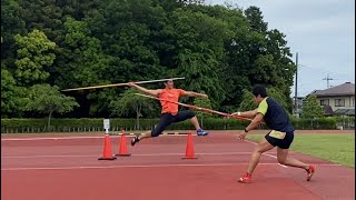 2022.4.14  javelin throw session    やり投げ