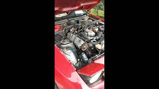 Porsche 924 2.0 (wide body) engine running