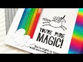 interactive rainbow slider card with justine hovey