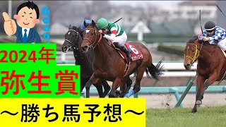 【競馬】2024弥生賞【予想】