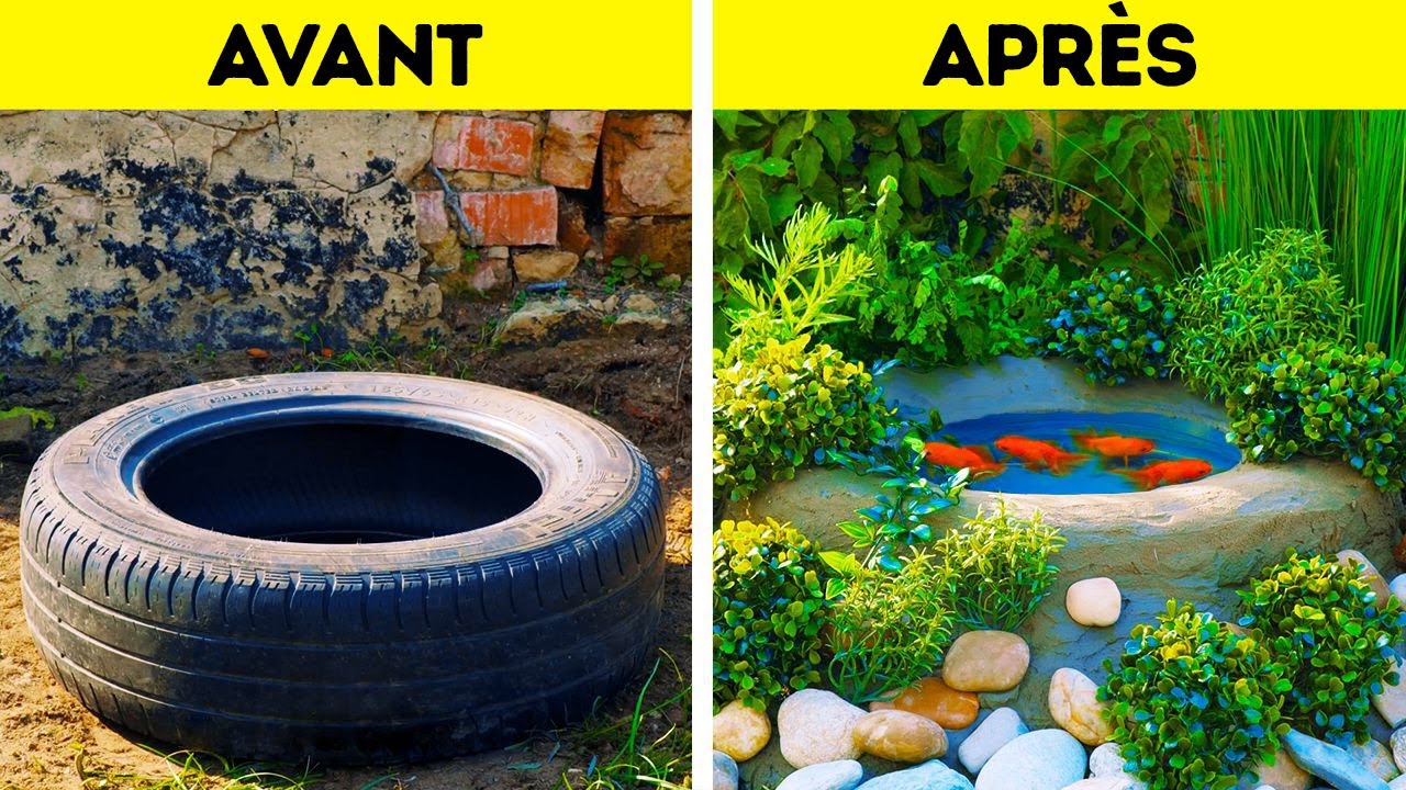 25 CRÉATIONS INCROYABLES POUR TON JARDIN || Astuces Utiles Pour Tes ...