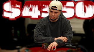 I played a $6,000 pot with everyone's LEAST favorite hand.....