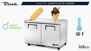 True 12 Cu. Ft. Undercounter Freezer (598-TUC48F)