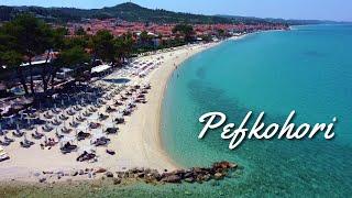 Pefkohori Beach 2023 [4K] | Πευκορώρι