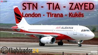 London [STN] - Tirana [TIA] - Kukës [ZAYED] -  First Official Flight - 2021