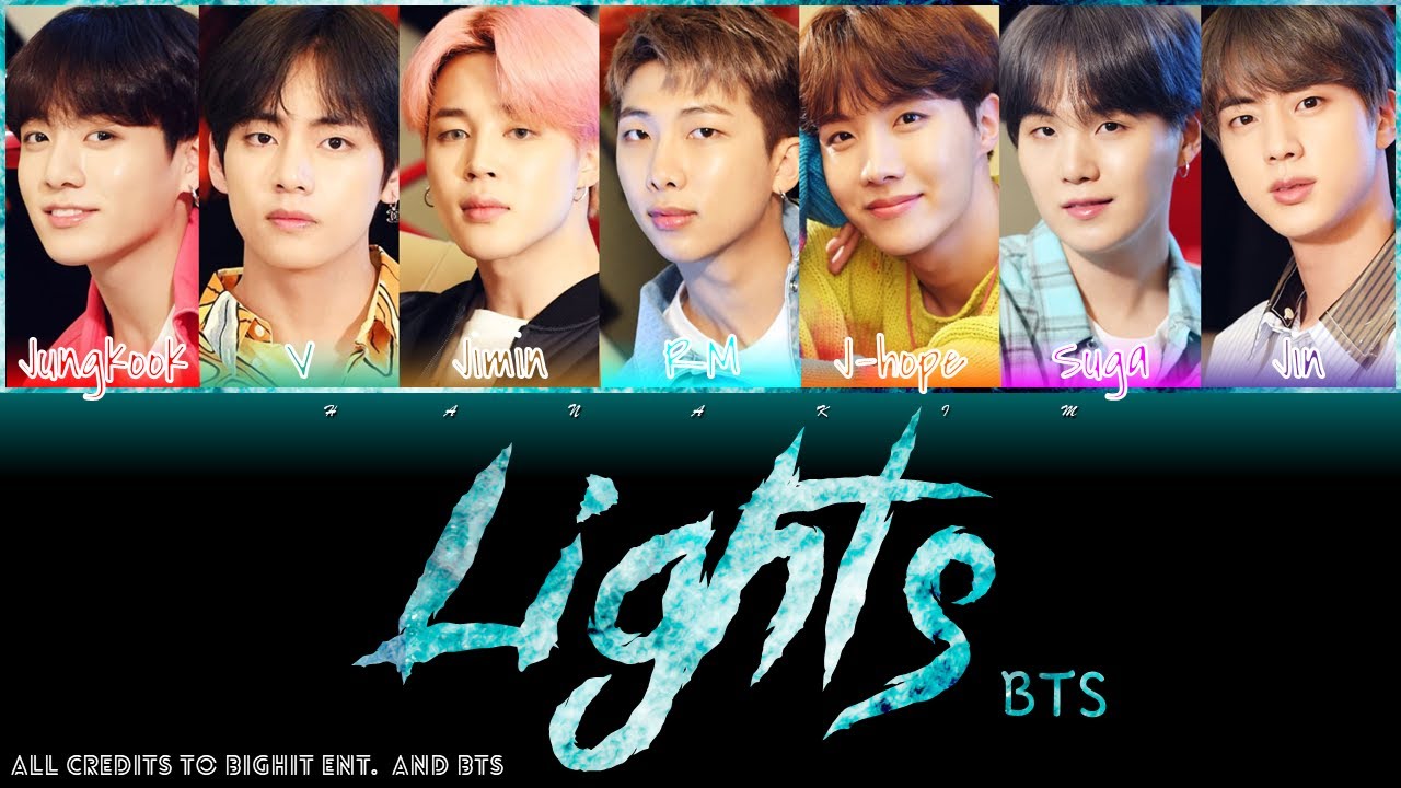 BTS - Lights [Lyrics HAN/ROM/ENG] - YouTube