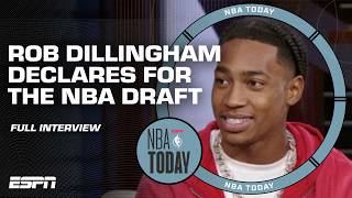 Kentucky freshman guard Rob Dillingham declares for the 2024 NBA Draft [INTERVIEW] | NBA Today