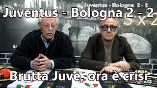 Juventus - Bologna 2 - 2. Brutta Juve, ora è crisi