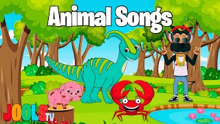 Fun Animal Songs for Kids | Sing Along and Learn with Jools TV