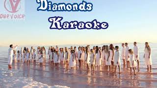 One voice children's choir- DIAMONDS KARAOKE