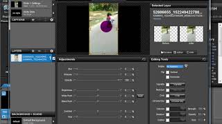 Edit video efek terbalik Crop dengan proshow