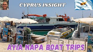 Boat trips Available at Ayia Napa Harbour Cyprus.