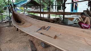 A Visit to a Wooden Boat Making Site in Kulur Ilir Village, Bangka Island