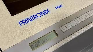 Massive 1990s Printronix dot matrix printer