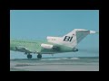 braniff takeoff and landing boeing 727 707 720 bac one 11 solid scheme dallas love field dal 1968