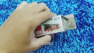 Unboxing Tomica No.108 Hino Aerial Ladder Fire Truck