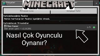 Minecraft Pe 'de Nasıl Çok Oyunculu *Multiplayer* Oynanır? | 1.16 + Sürümleri İçin Geçerli