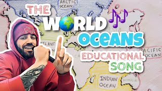 World Oceans Rap 🎵 | Five Oceans of the World | Geography ( FUNdamental RAPS )