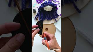 Witch pumpkin craft idea #TPGCreations #WonderStix #HalloweenCrafts #shorts #DIYArt
