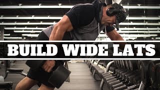 How To Build WIDE LATS With The One Arm Dumbbell Row