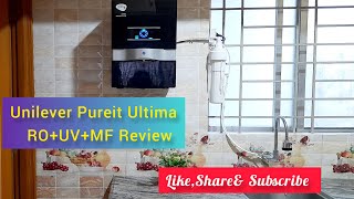 Unilever Pureit Mineral Ultima RO+UV+MF Water Purifier Review|পিওরইট মিনারেল আল্টিমা ভাল নাকি খারাপ🤔