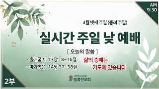 [2021.03.28] 행복한교회 주일낮예배 (2부) 실시간 실황