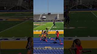 Xi'Ana 100 meter finals at Ghar High school ( Girls 9-10) Imani Spirit Invitational