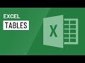 Excel: Tables