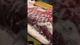 有膘有肉540斤的来了现场实拍 正宗土猪肉 抖音美食推荐官 卖猪肉的小哥 原创视频