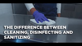 The Difference between Cleaning, Disinfecting and Sanitizing | Rescue Disinfectants