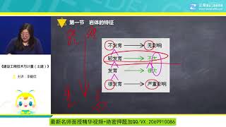 2020年一级造价工程师考试 《建设工程技术与计量（土木建筑工程）》基础精讲班 JG网 李毅佳 第01章第05讲　岩体的构成（五）